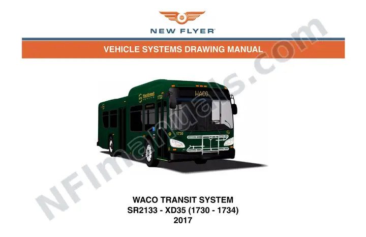 SR2133 Vehicle Systems Drawings, WACO Transit System first-page preview