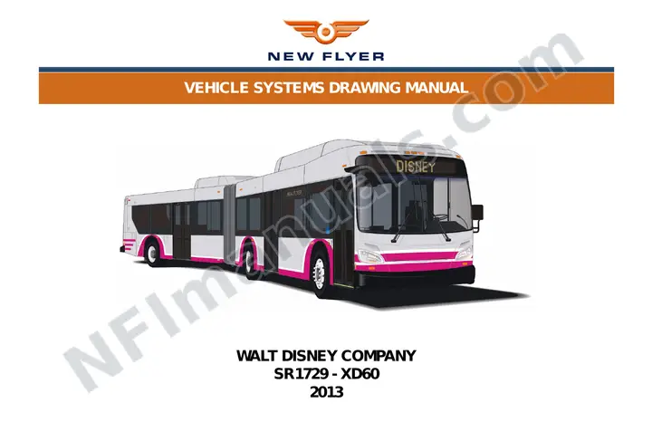 SR1729 Vehicle Systems Drawings, Walt Disney Company first-page preview