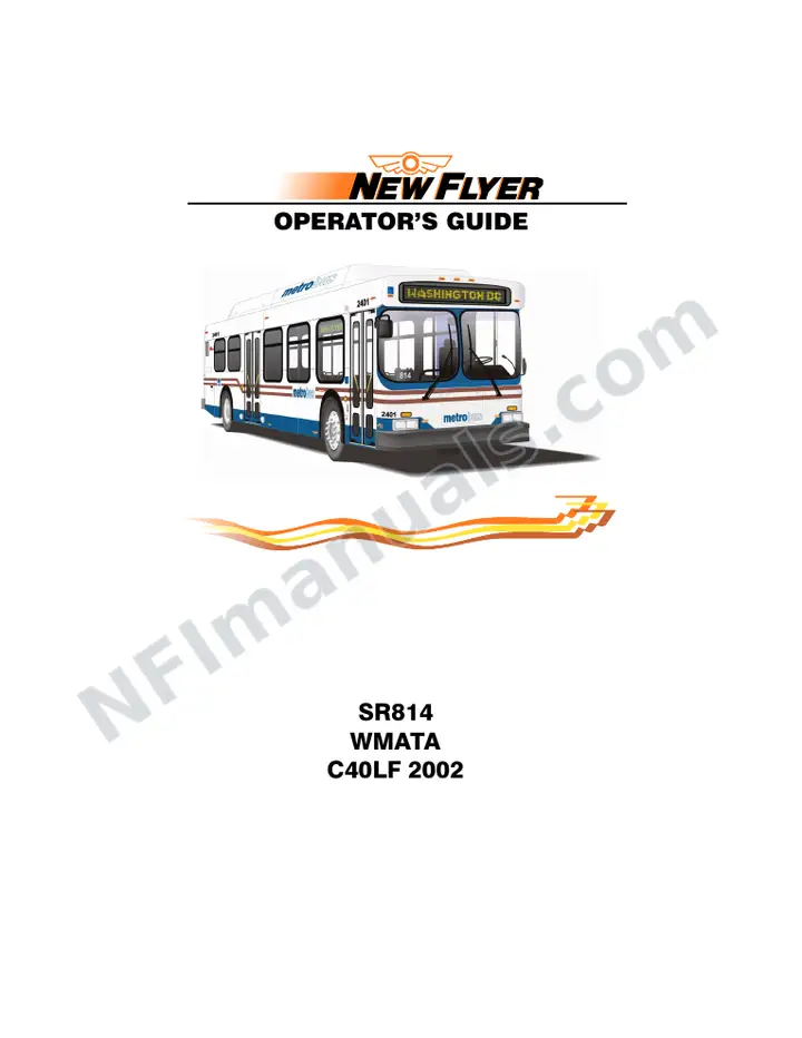 SR814 Operator's Guide, WMATA first-page preview