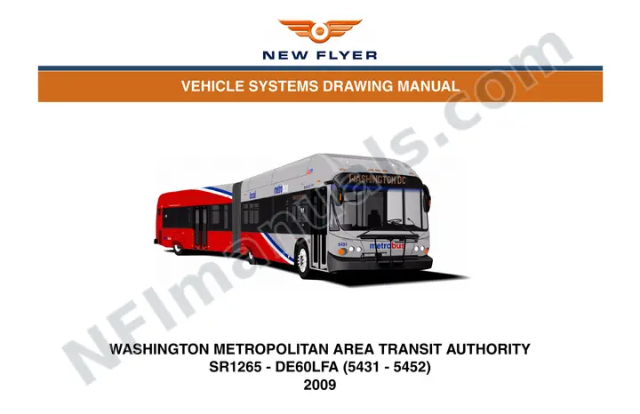 SR1265 Vehicle Systems Drawings, WMATA first-page preview