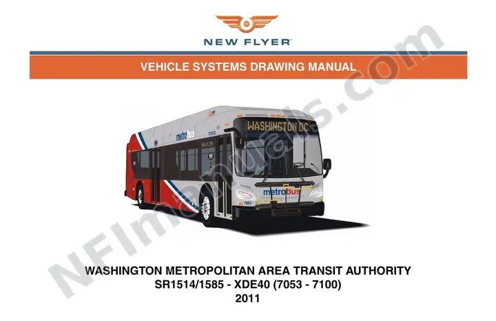 SR1514/1585 Vehicle Systems Drawings, WMATA first-page preview
