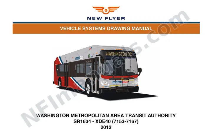 SR1634 Vehicle Systems Drawings, Washington Metropolitan Area Transit Authority (WMATA) first-page preview