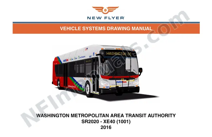 SR2020 Vehicle Systems Drawings, WMATA first-page preview