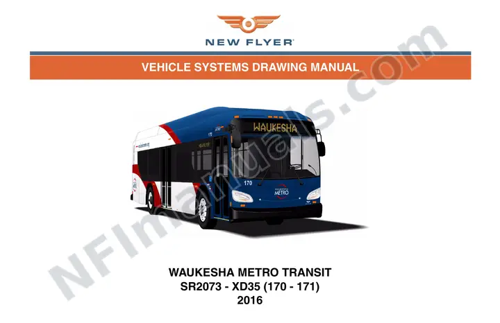SR2073 Vehicle Systems Drawings, Waukesha Metro Transit first-page preview