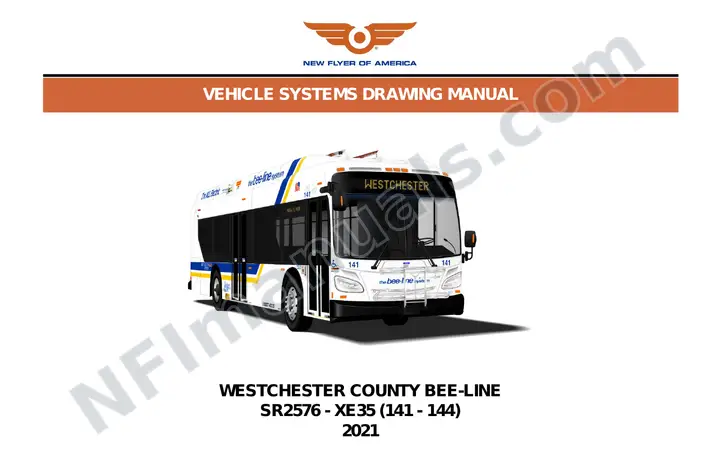 SR2576 Vehicle Systems Drawings, Westchester County Bee-line first-page preview