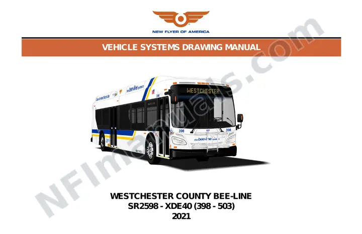 SR2598 Vehicle Systems Drawings, Westchester County Bee-Line first-page preview