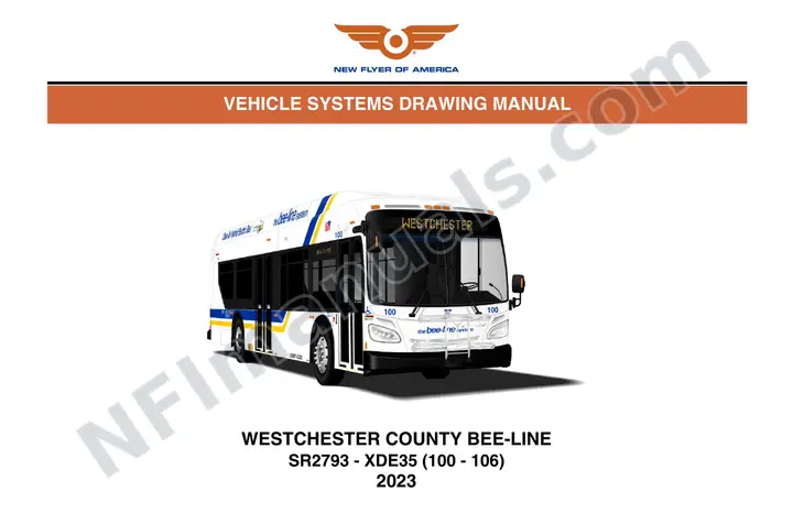 SR2793 Vehicle Systems Drawings, Westchester County Bee-Line first-page preview