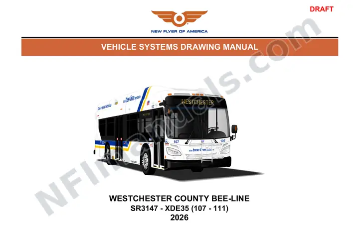 SR3147 Vehicle Systems Drawings, Westchester County Bee-Line first-page preview