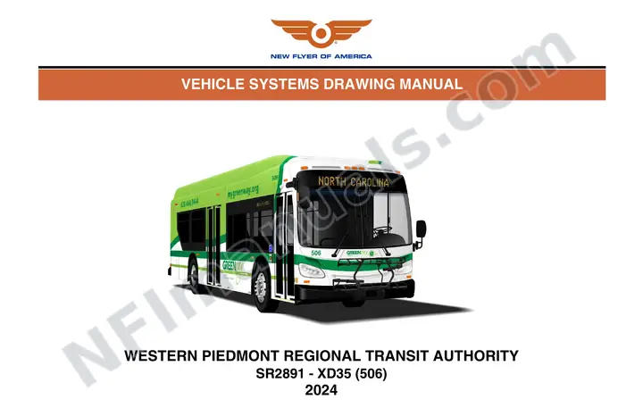 SR2891 Vehicle System Drawings, Western Piedmont Regional Transit Authority first-page preview