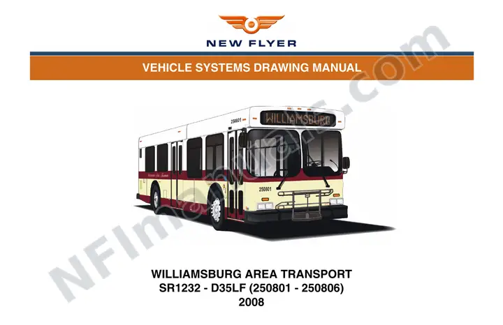 SR1232 Vehicle Systems Drawings, Williamsburg Area Transport first-page preview