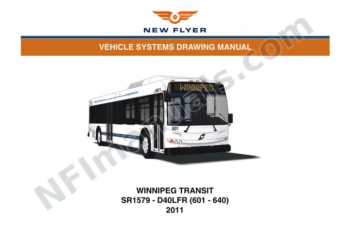 SR1579 Vehicle Systems Drawings, Winnipeg Transit first-page preview