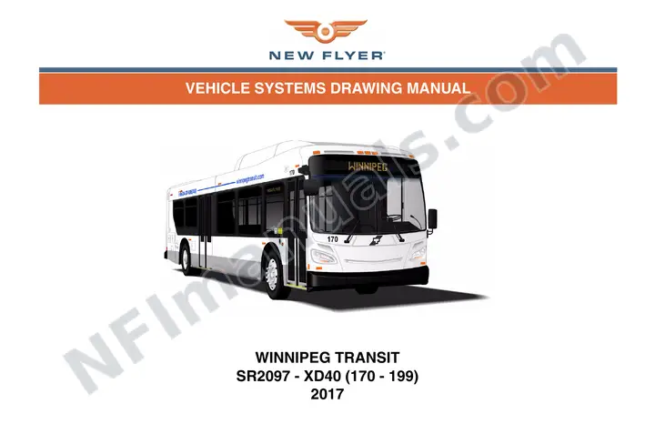 SR2097 Vehicle Systems Drawings, Winnipeg Transit first-page preview