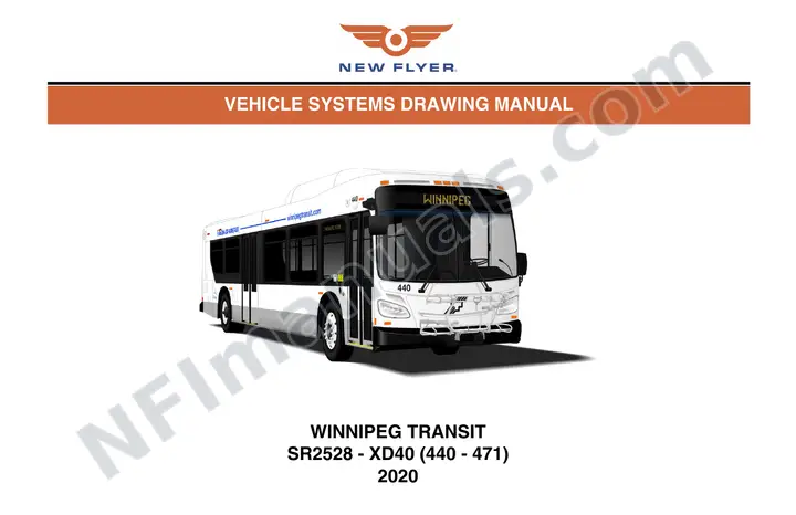 SR2528 Vehicle Systems Drawings, Winnipeg Transit first-page preview