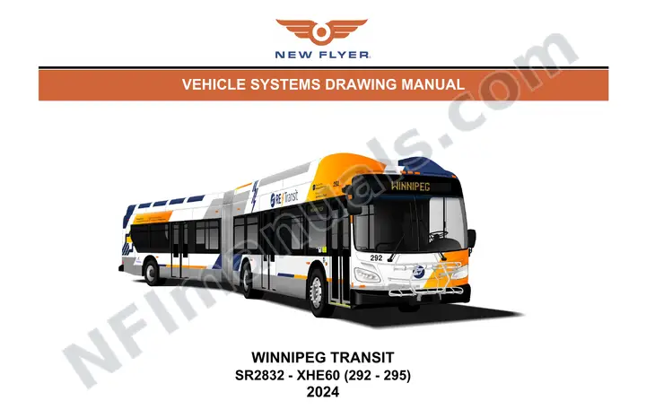 SR2832 Vehicle Systems Drawings, Winnipeg Transit first-page preview