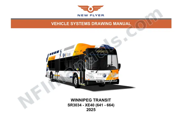SR3034 Vehicle Systems Drawings, Winnipeg Transit first-page preview