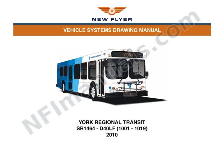 SR1464 Vehicle Systems Drawings, York Region Tranist first-page preview