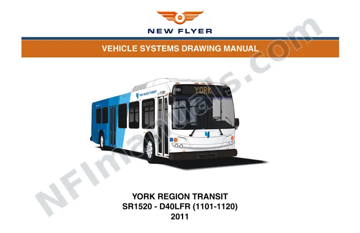 SR1520 Vehicle Systems Drawings, York Region Transit first-page preview
