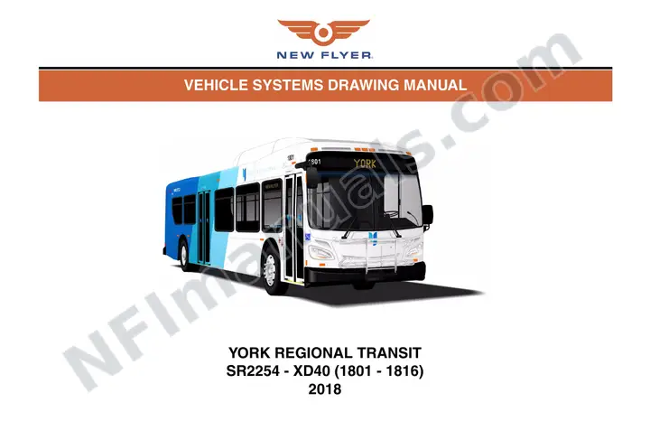 SR2254 Vehicle Systems Drawings, York Regional Transit first-page preview