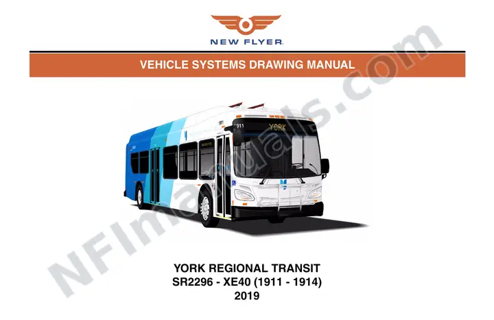 SR2296 Vehicle Systems Drawings, York Regional Transit first-page preview