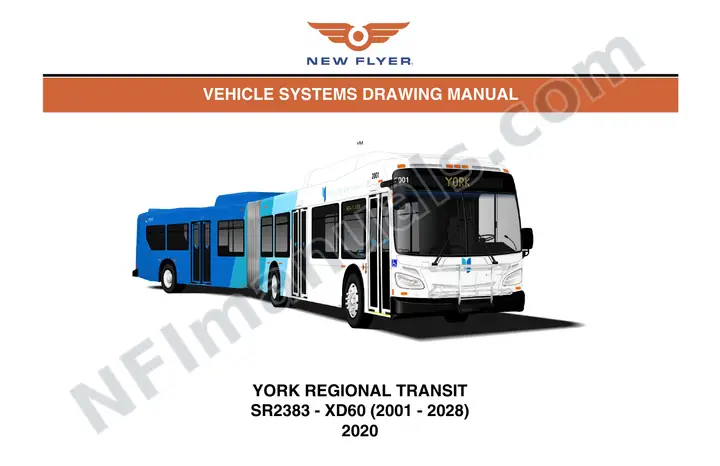 SR2383 Vehicle Systems Drawings, York Regional Transit first-page preview