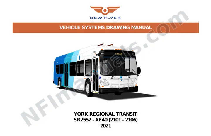 SR2552 Vehicle Systems Drawings, York Regional Transit first-page preview