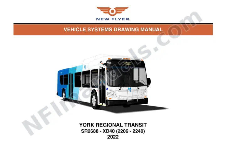 SR2688 Vehicle Systems Drawings, York Regional Transit first-page preview