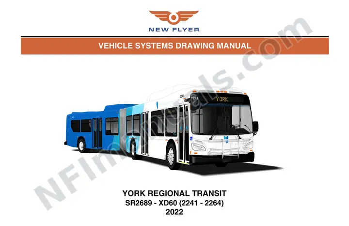 SR2689 Vehicle Systems Drawings, York Regional Transit first-page preview