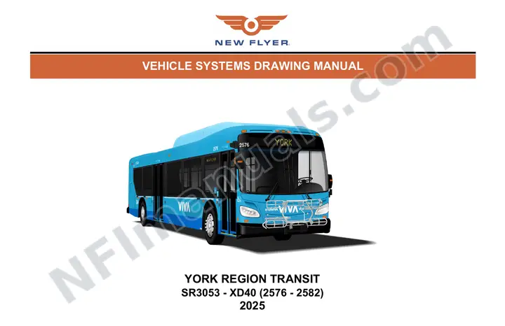 SR3053 Vehicle Systems Drawings, York Region Transit first-page preview