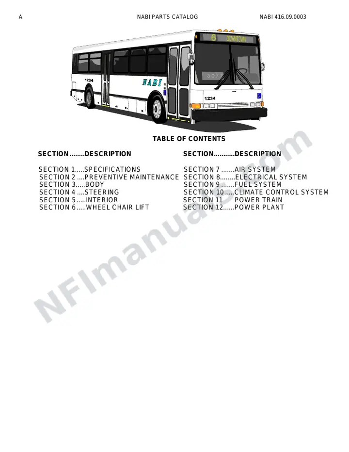SR9005 (15000) Parts Manual, AC Transit first-page preview
