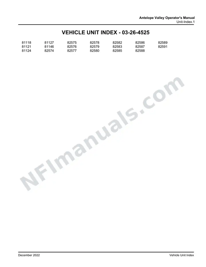 MCI D45 CRT LE Manual Package - Antelope Valley included manual preview