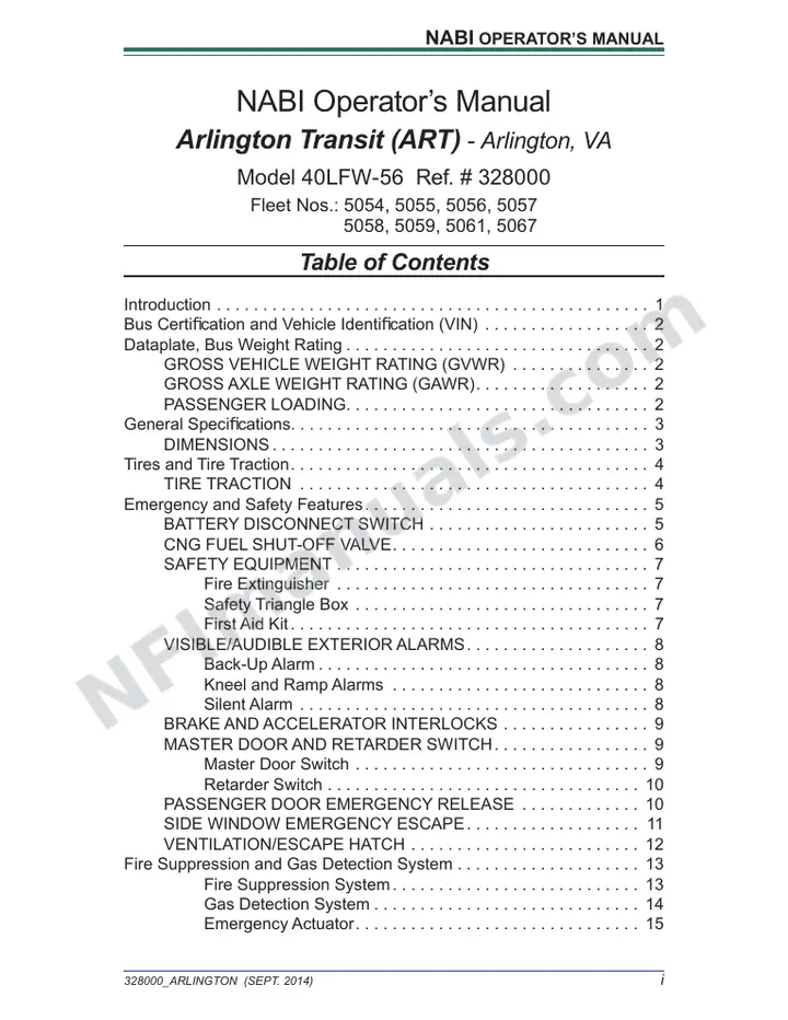 SR9281 (328000) Operator’s Manual, Arlington first-page preview