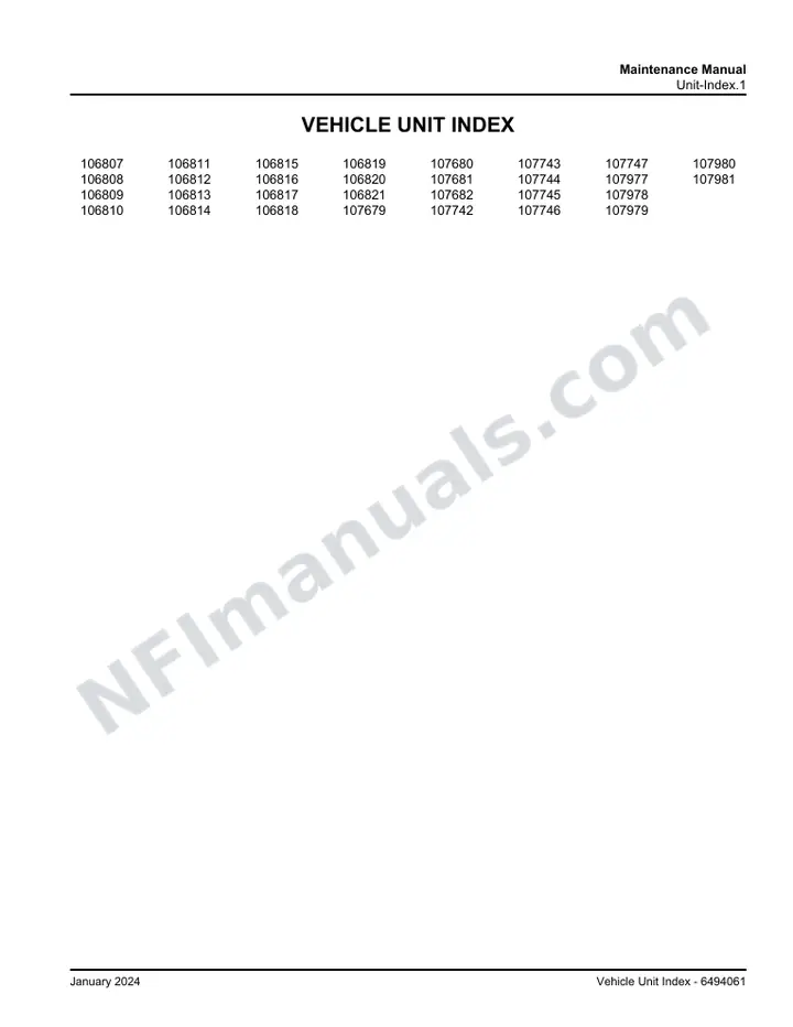 D45 CRT Maintenance Manual, 44896 for Unit Model Year 2023 first-page preview