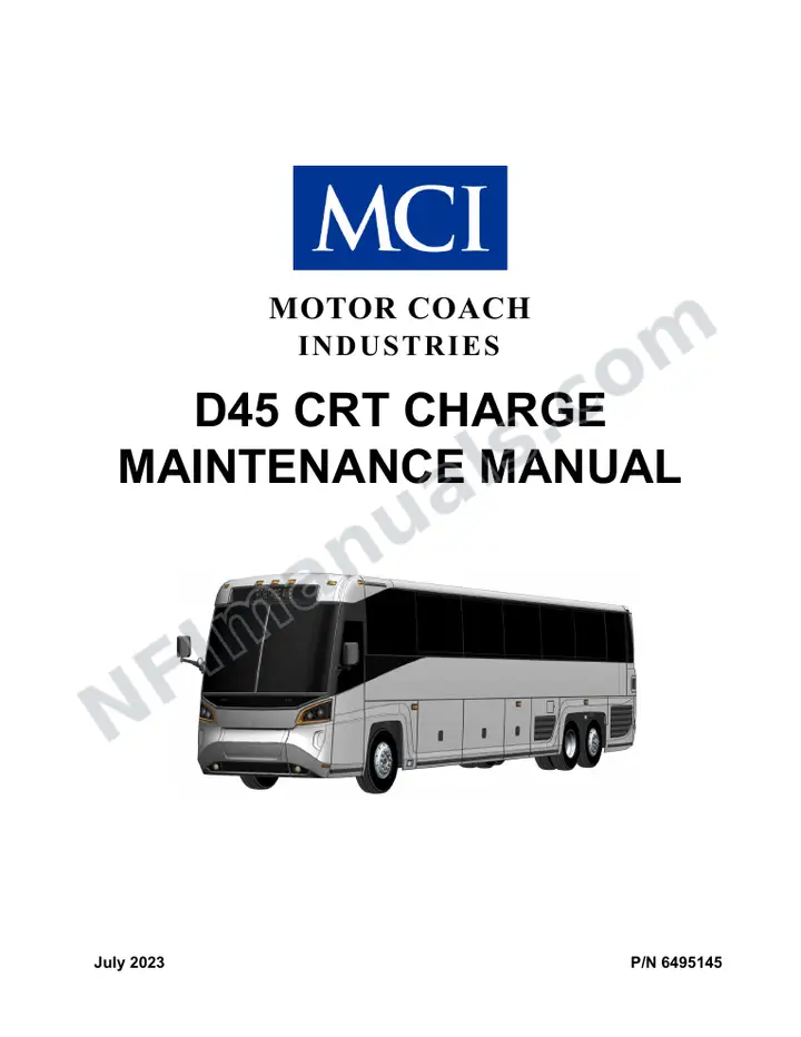 D45 CRT CHARGE Basic Maintenance Manual, 2023 for Unit 107651 first-page preview