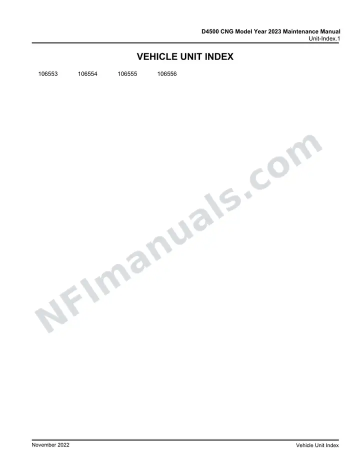 D-SERIES MAINTENANCE MANUAL, MODEL YEAR 2023 first-page preview