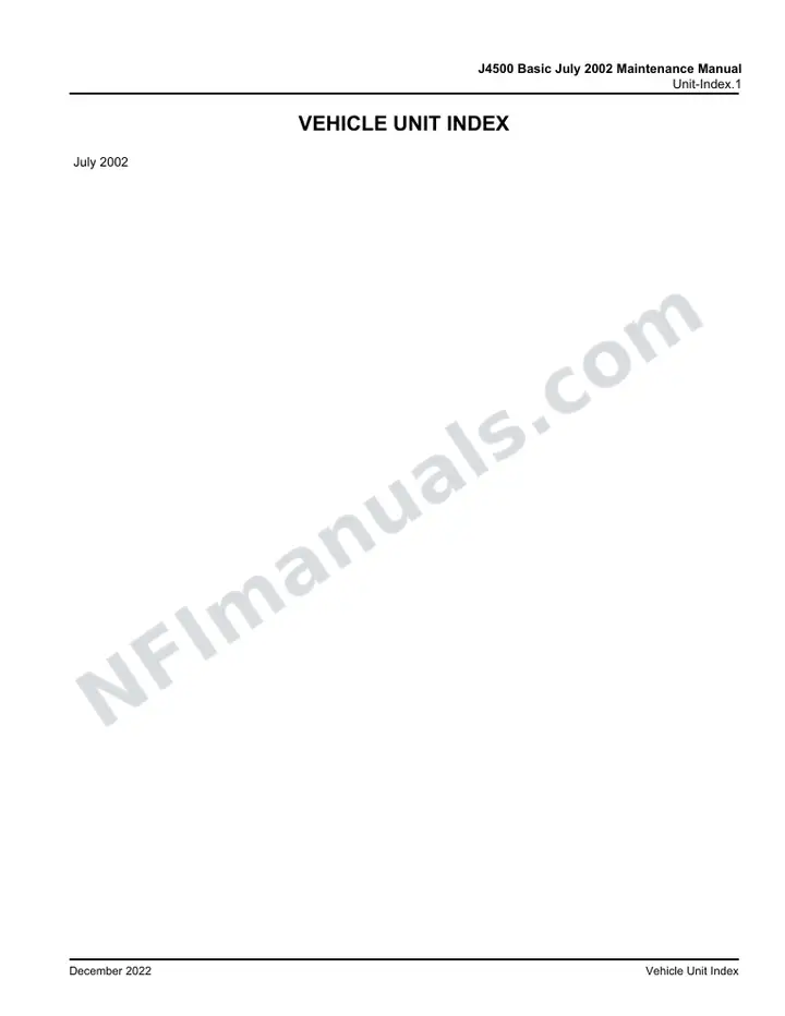 J4500 Maintenance Manual, July 2002 Edition first-page preview