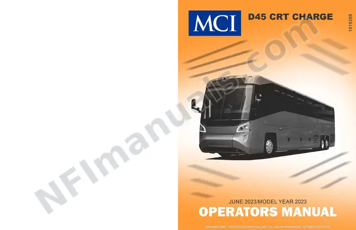 MCI D45 CRT Manual Package - Basic Manuals included manual preview