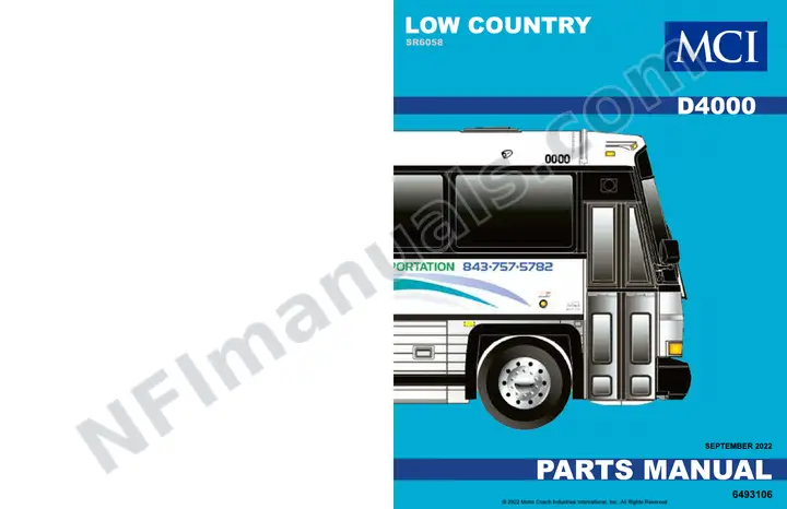 MCI D4000 Manual Package - Basic Manuals included manual preview
