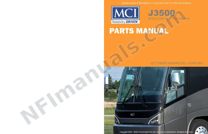 J3500 J3500 MODEL YEAR 2021_03-26-4136 Parts Manual, 2020 for Units 21084-21093 first-page preview