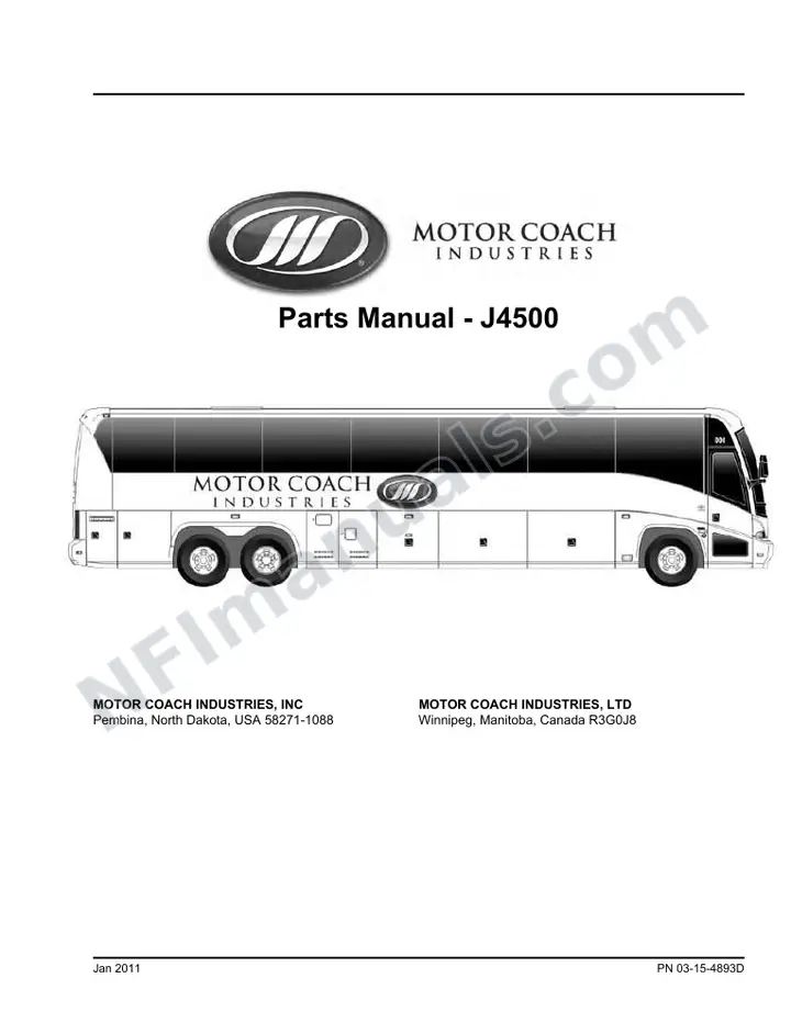 J4500 J4500 Basic_03-15-4893 Parts Manual, 2011 for Units 63776-65790 first-page preview