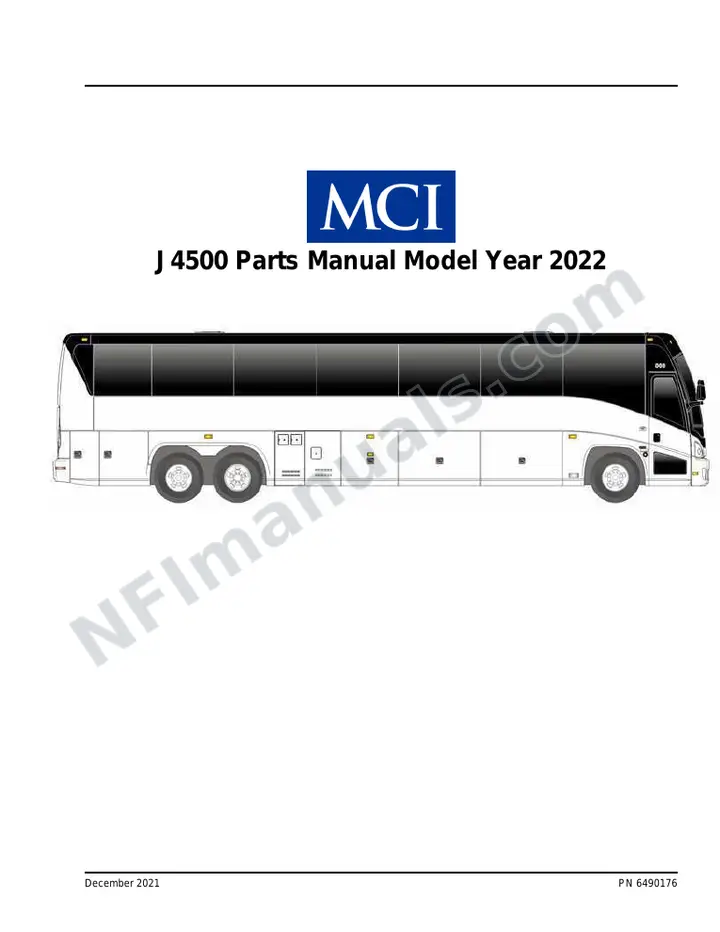 J4500 Basic 6490176 Parts Manual, 2021 for Units 105497-105527,105532-105543,105545-105552-105552,105576-105589,105616-105620,105647 first-page preview