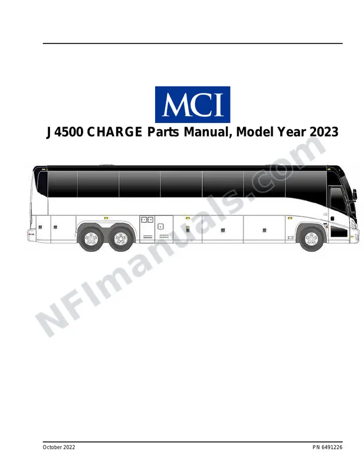 J4500 Charge J4500 CHARGE Model Year 2023_6491226 Parts Manual, 2022 for Units 105528, 105140, 105529-105530, 106273, 106746-106747, 106310, 106822-106824, 107234 first-page preview