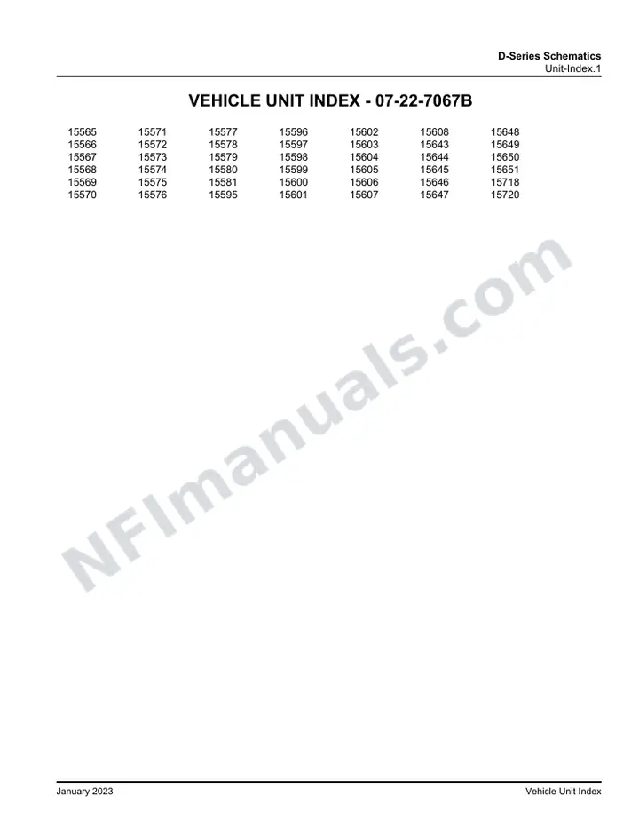 D4000/D4005/D4500/D4505 D-Series Schematics , 2019 for Units 15565-15581,15595-15608,15643-15651,15718,15720 first-page preview