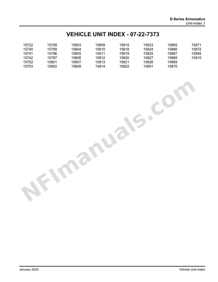 D4000/D4005/D4500/D4505 D-Series Schematics , 2019 for Units 15722,15740-15742,15752-15753,15768-15769,15786-15787,15801-15815,15818-15825,15827-15828,15851,15865-15872,15894,15915 first-page preview