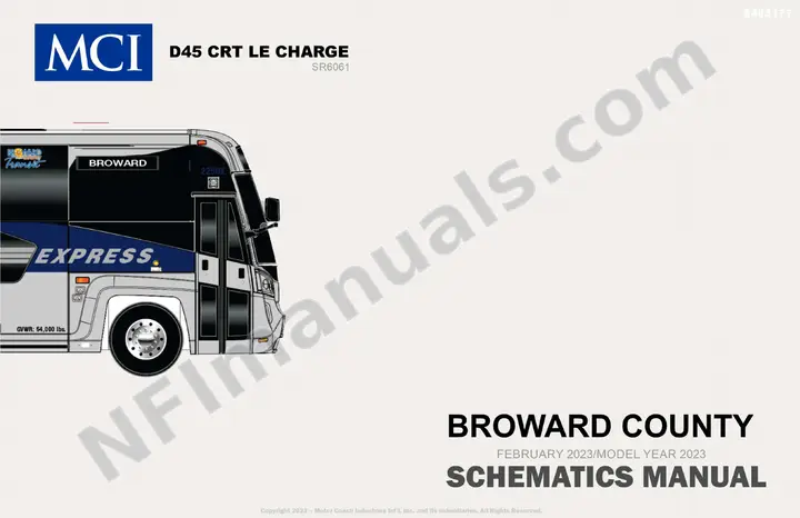 D45 CRT LE CHARGE Broward County SR6061 Schematics, 2022 for Units 106420-106421 first-page preview
