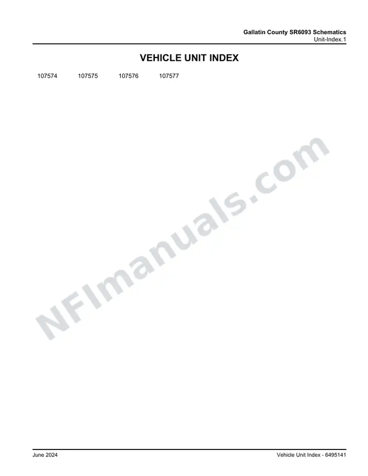 D45 CRT LE Gallatin County SR6093 Schematics, 2023 for Units 107574-107577 first-page preview