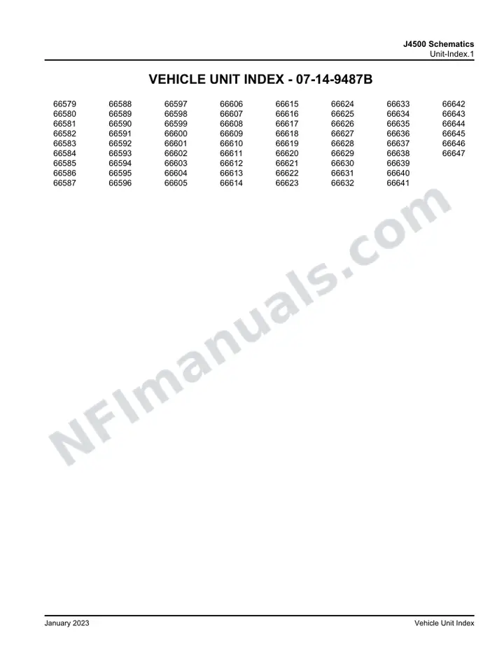 J4500 J4500 Schematics , 2013 for Units 66579-66647 first-page preview