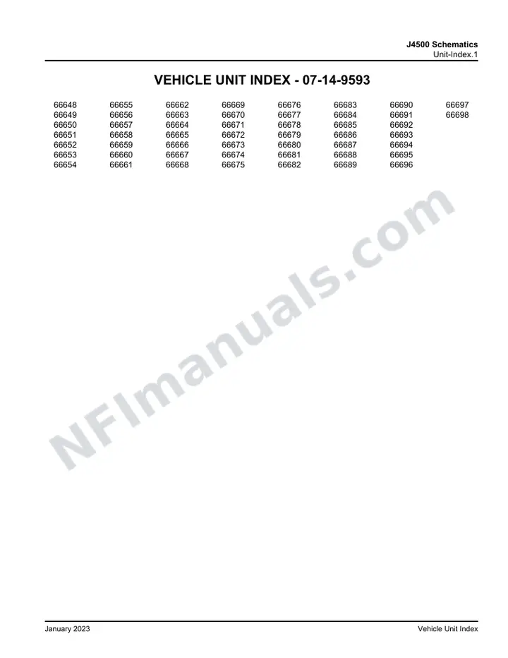 J4500 J4500 Schematics , 2013 for Units 66648-66698 first-page preview
