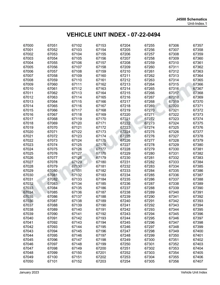 J4500 J4500 Schematics , 2014 for Units 67000-67465 first-page preview