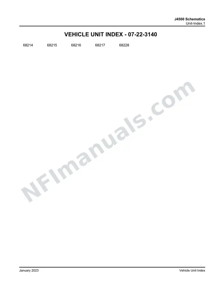 J4500 J4500 Schematics , 2016 for Units 68214-68217,68228 first-page preview