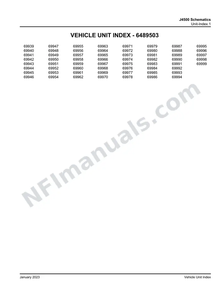 J4500 J4500 Schematics , 2021 for Units 69939-69999 first-page preview